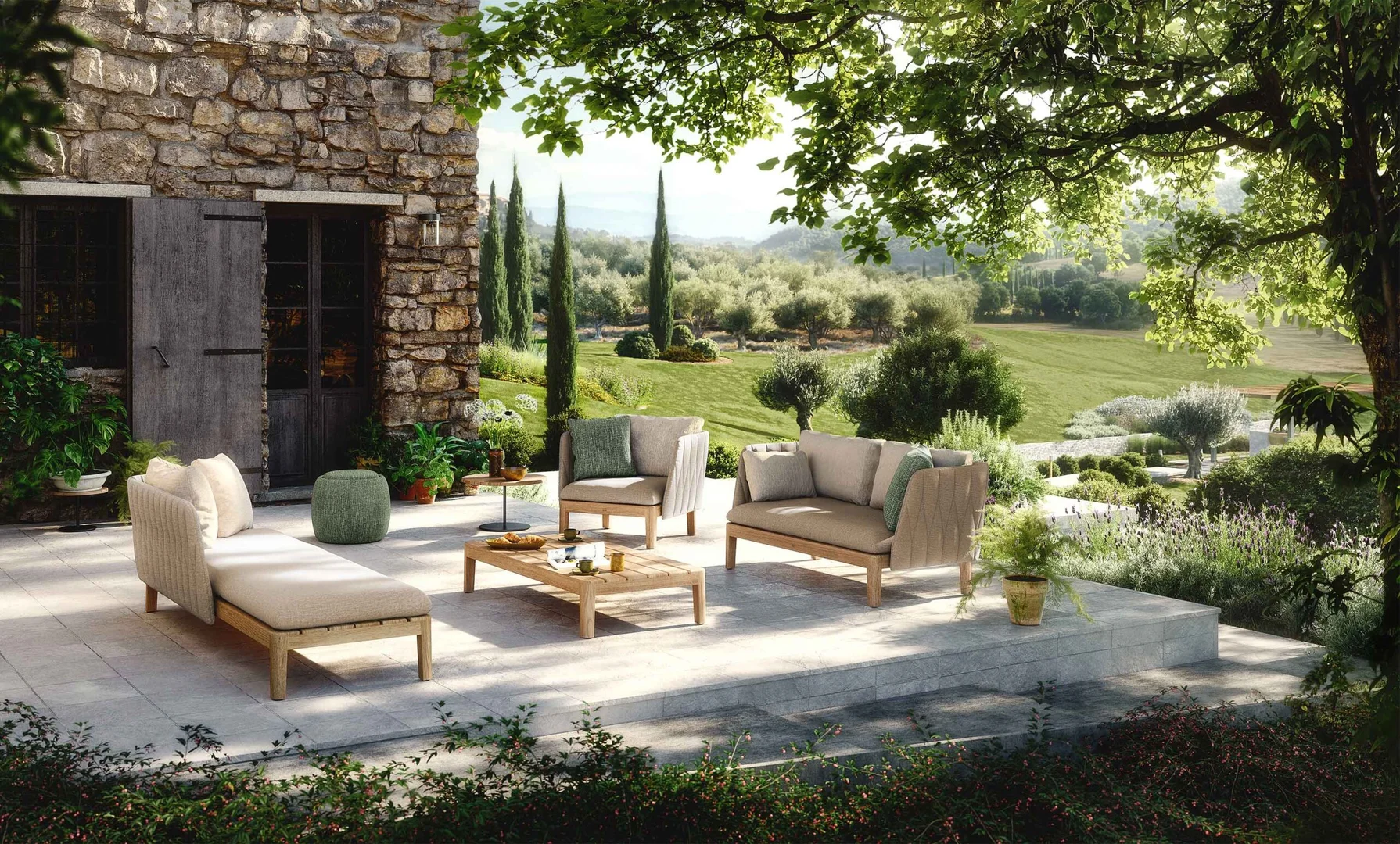 CALYPSO-LOUNGE---TONO-50-POUF---BUTLER-40TL-&-60T-SIDE-TABLES